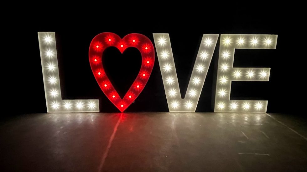 Light Up Letters For Hire 01553611616